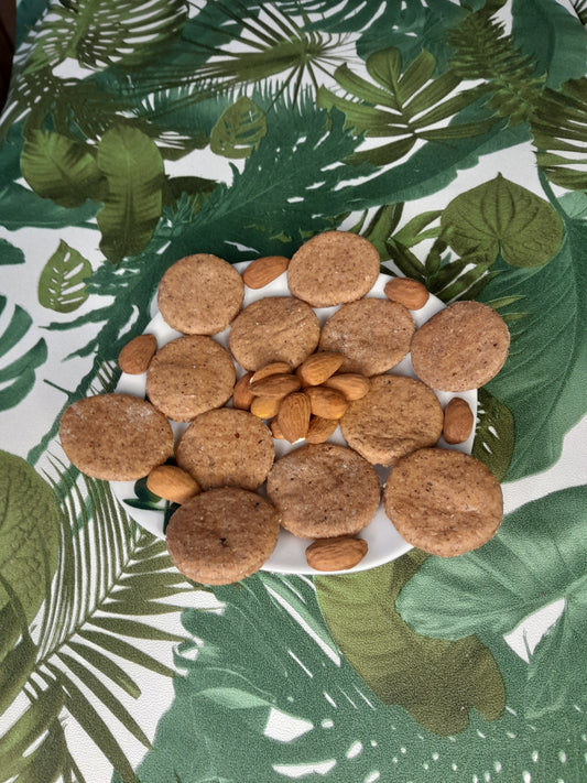 Galletas caseras de almendras para loros