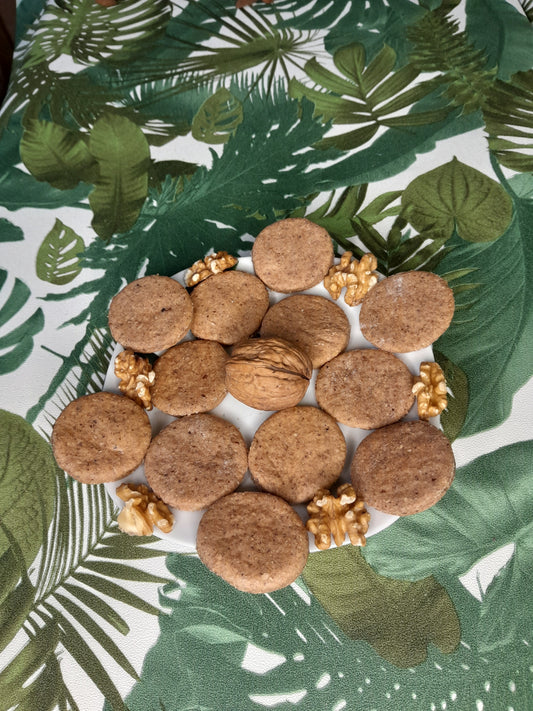 galletas caseras de nueces para loros